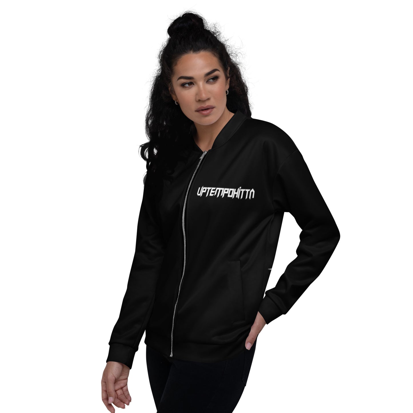 Damen Bomberjacke in schwarz