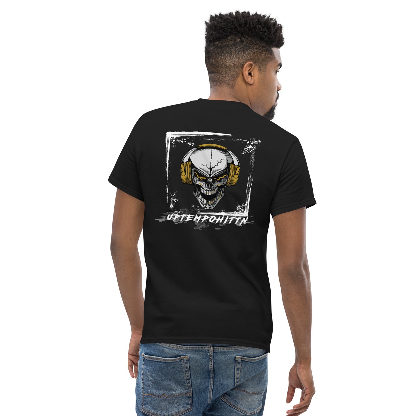Klassisches Herren-T-Shirt in schwarz