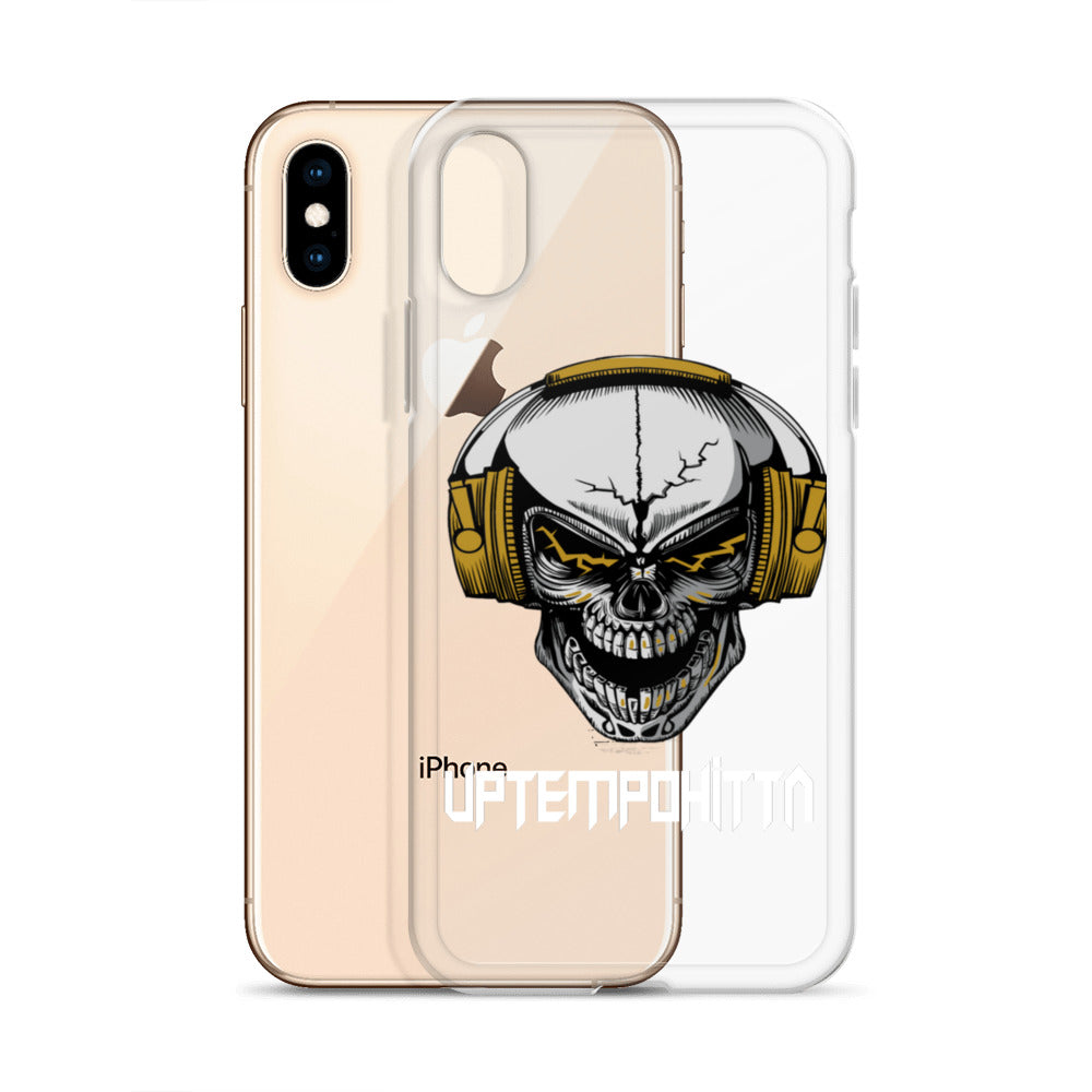 iPhone-Hülle mit weißer Schrift