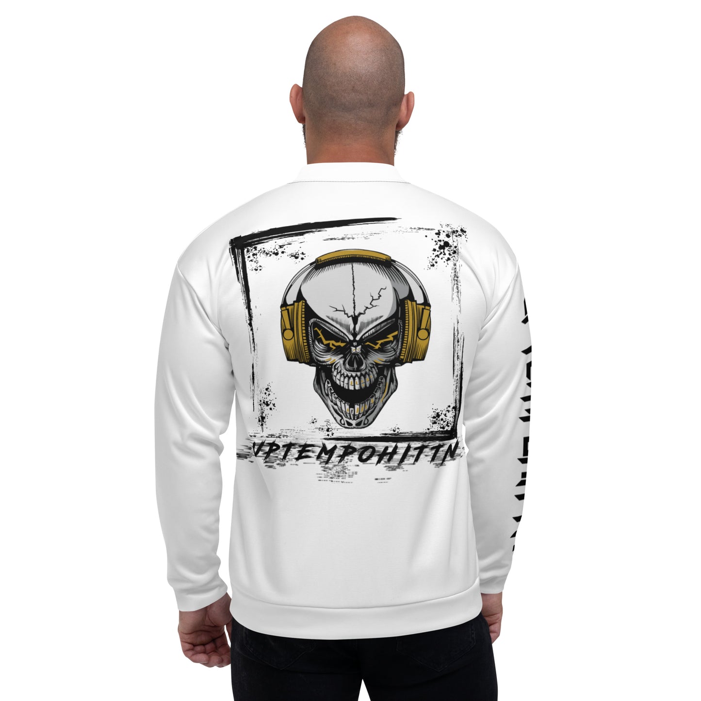 Herren Bomberjacke in weiß