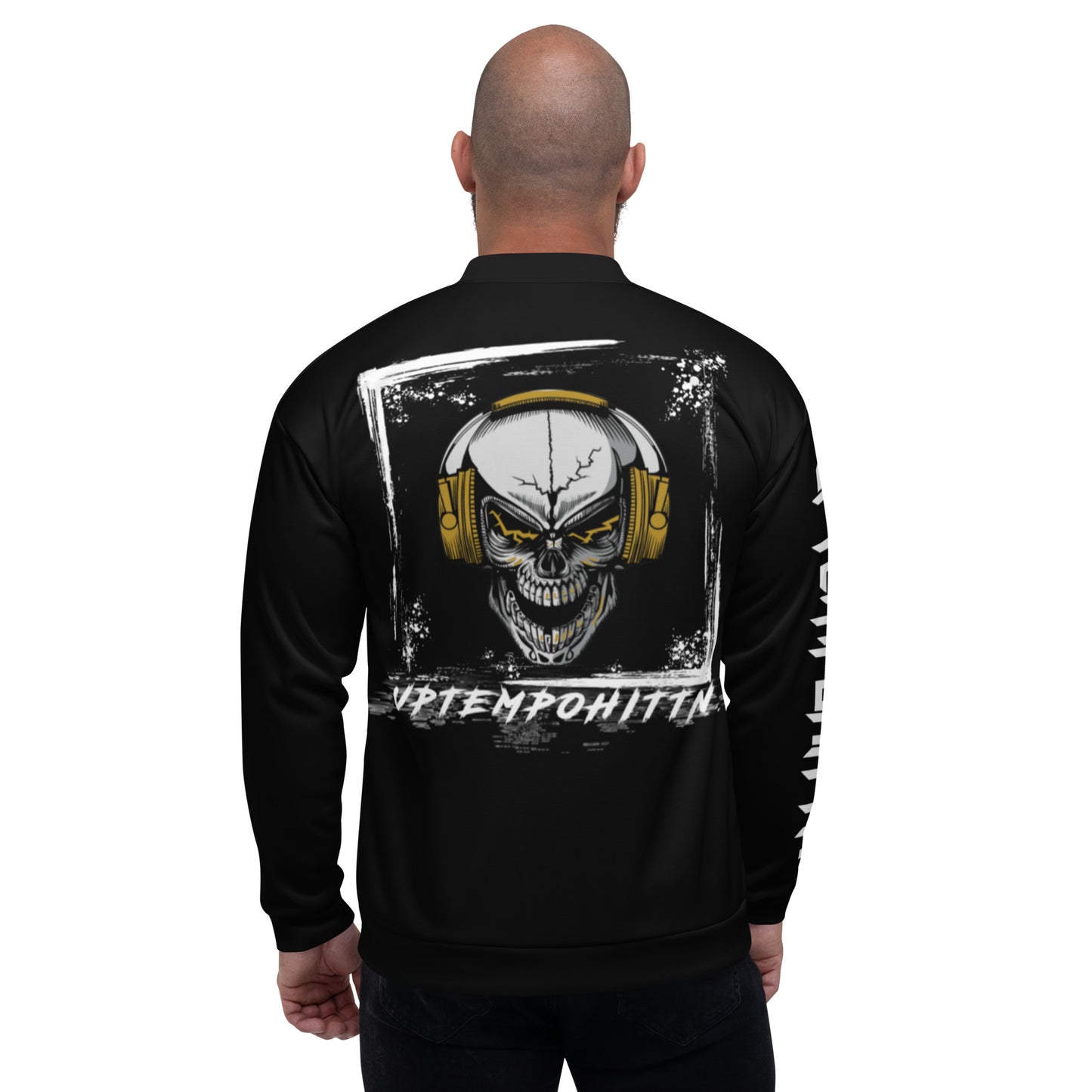 Herren Bomberjacke in schwarz
