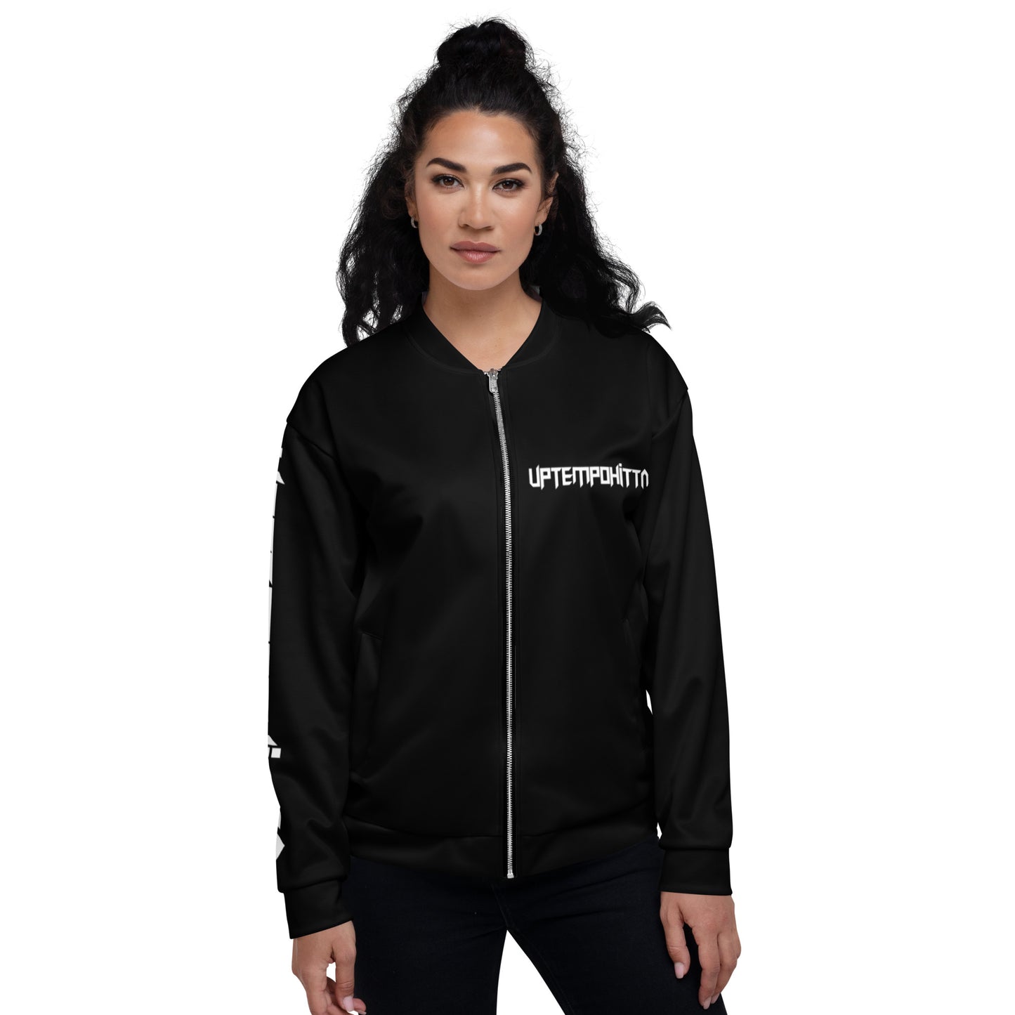 Damen Bomberjacke in schwarz