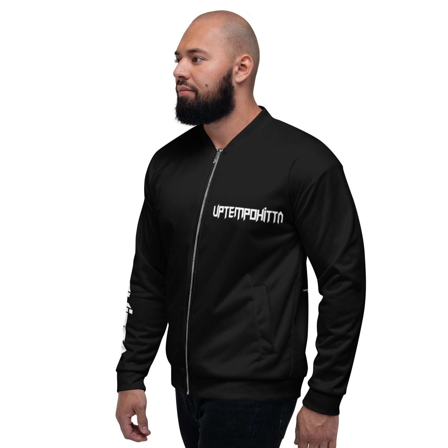 Herren Bomberjacke in schwarz