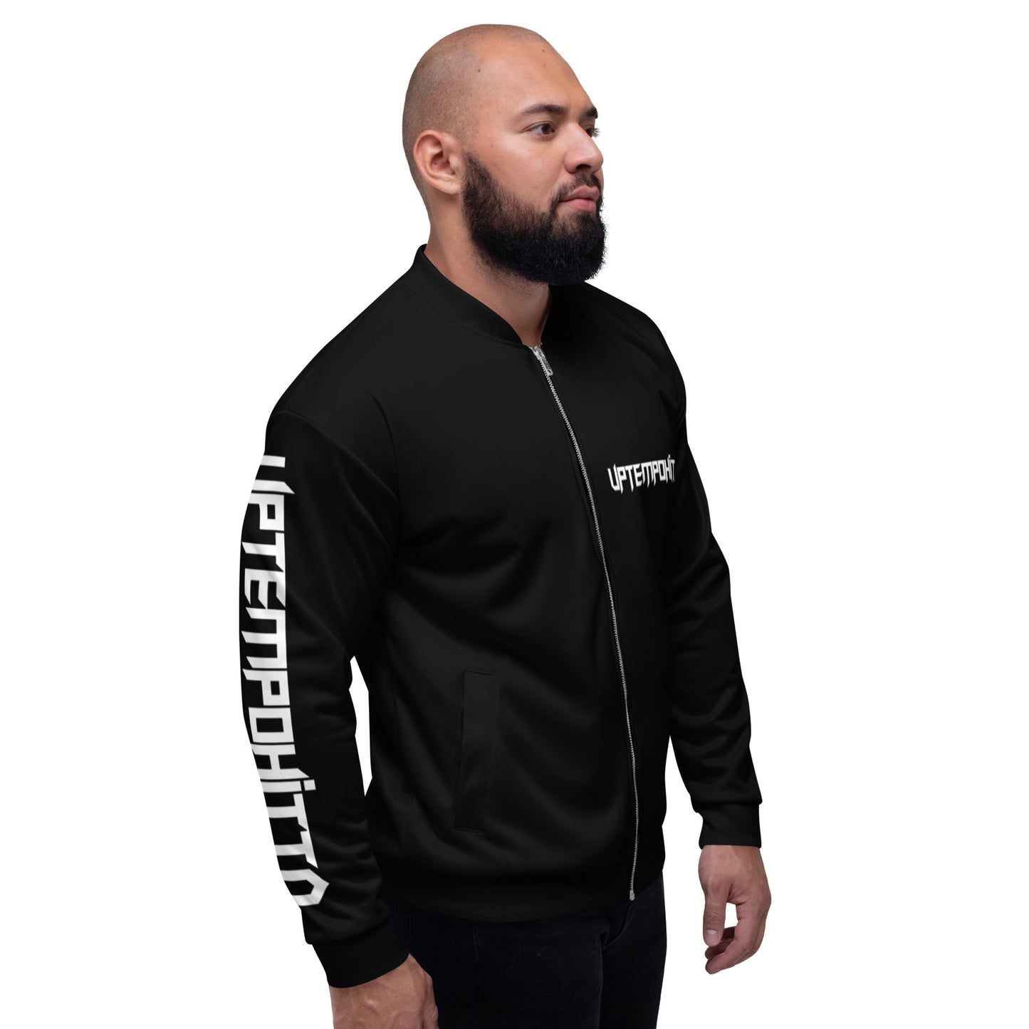 Herren Bomberjacke in schwarz