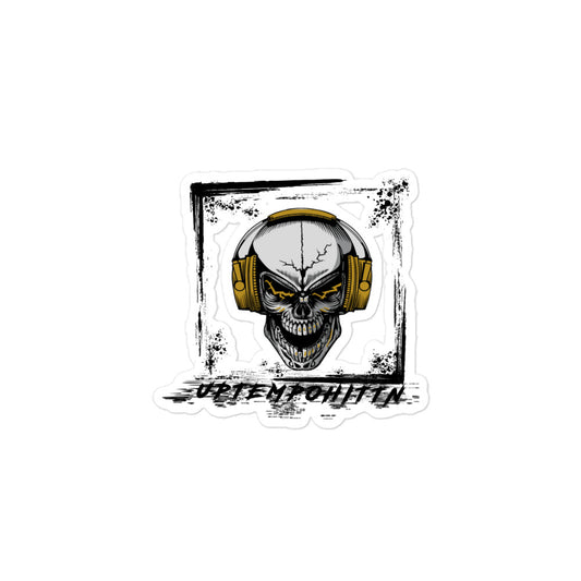 Blasenfreie Uptempohittn-Logo Aufkleber