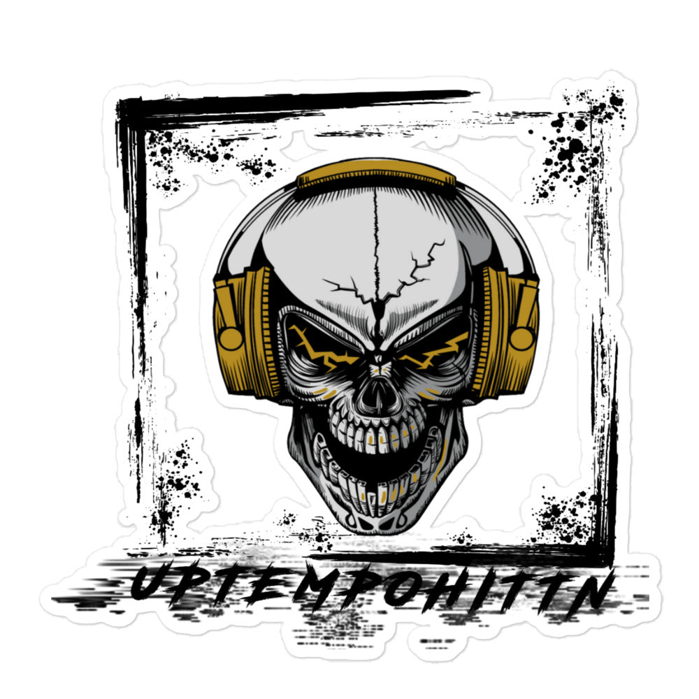 Blasenfreie Uptempohittn-Logo Aufkleber