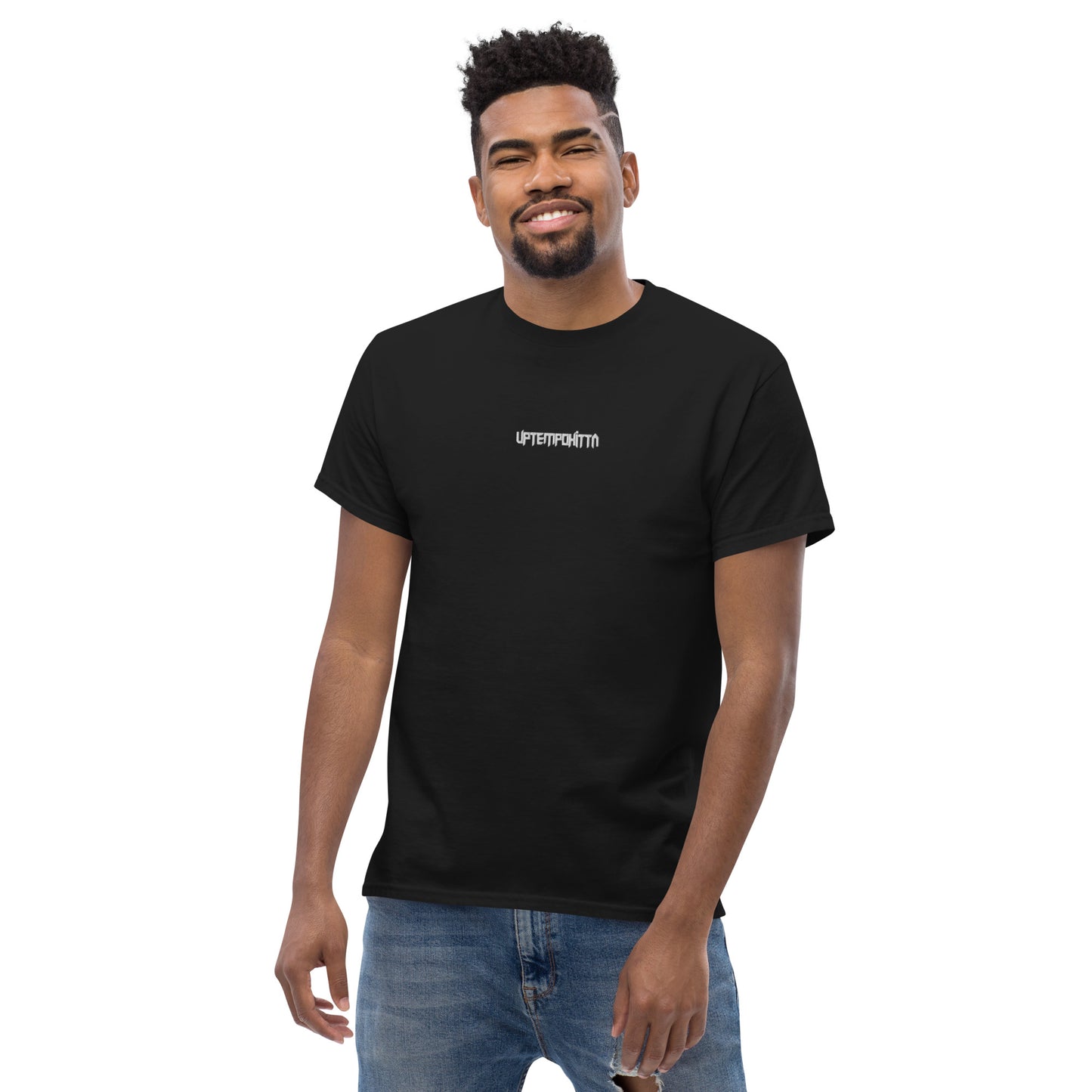 Klassisches Herren-T-Shirt in schwarz