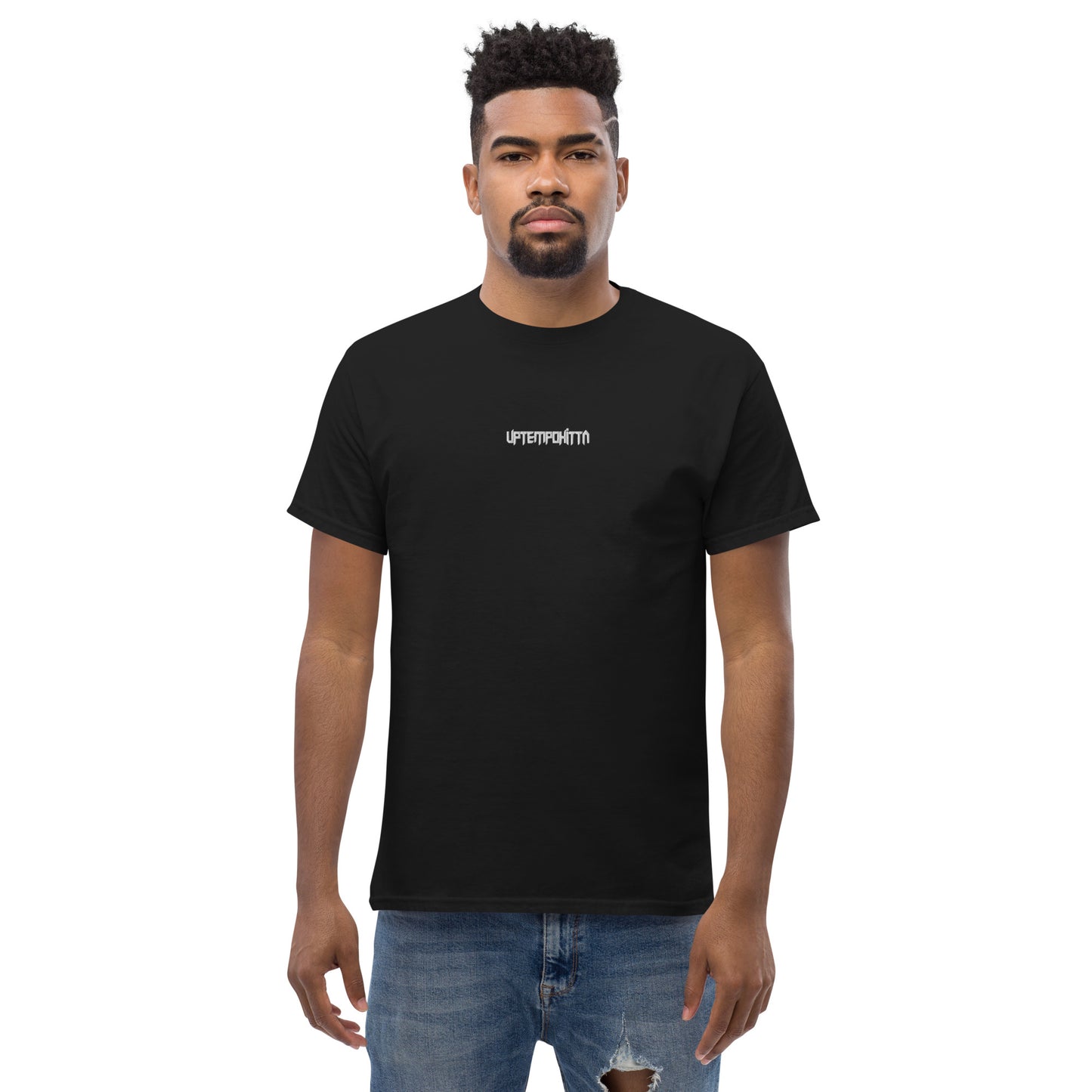 Klassisches Herren-T-Shirt in schwarz